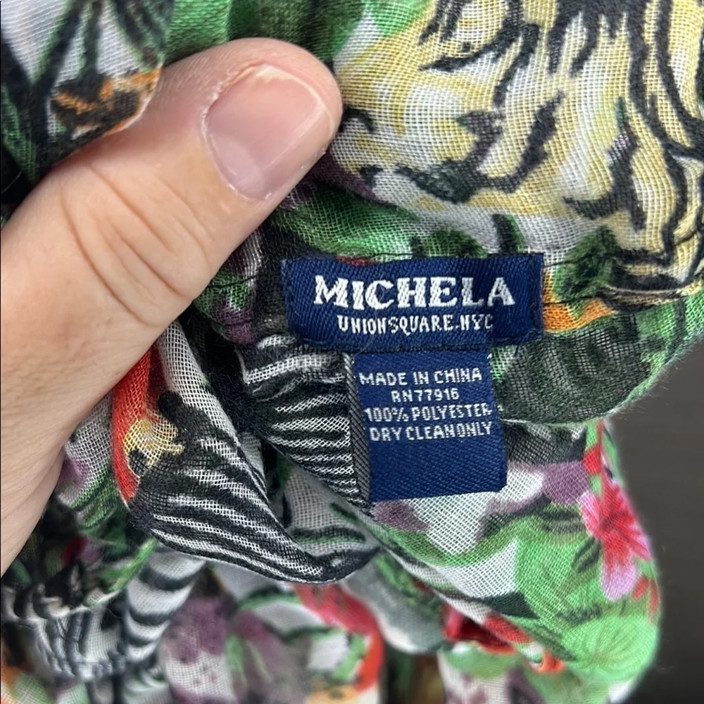 Michela Unionsquare Multicolor Animal Print Infinity Scarf